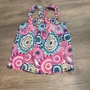 Girls Gymboree floral tank top size 4T.